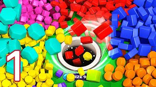 ❤️‍🔥 Tiles In Hole / Gameplay Walkthrough / Level 1-9