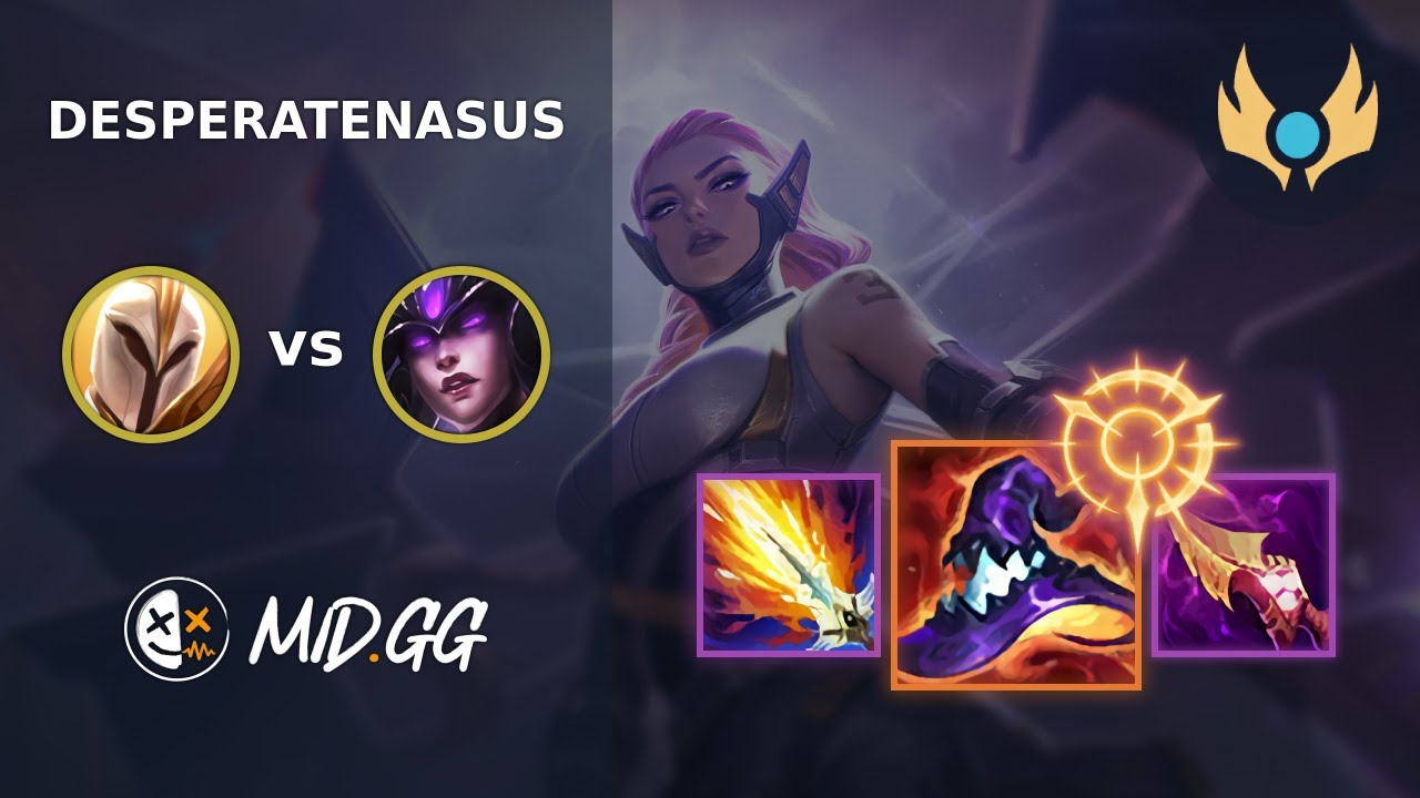 MID.GG: [ DesperateNasus ] Kayle MID vs Syndra | KR CHALLENGER | LOL Season 2025