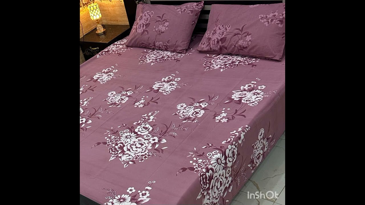 New cotton bed sheets design 2023/Beautiful stylish bed sheet wholesale/Eastern things 0308 8878486