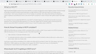 How to SOLVE HDCP error on HBO?