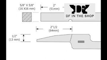 Blacksmithing For Beginners - Forging Blacksmithing Tong Blanks