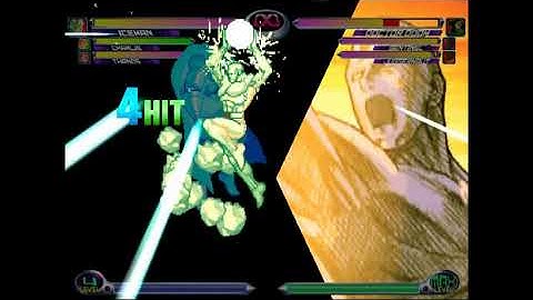 MvC2: Iceman False Wall Reset to 2x Arctic Attack Sonic Break Tag Combo