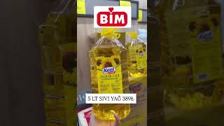 🔥 BİM’de ŞOK FİYAT! 5L Ayçiçek Yağı Sadece 389 TL!