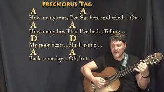 Neon Moon (Brooks & Dunn) Fingerstyle Guitar Cover Lesson with Chords/Lyrics
