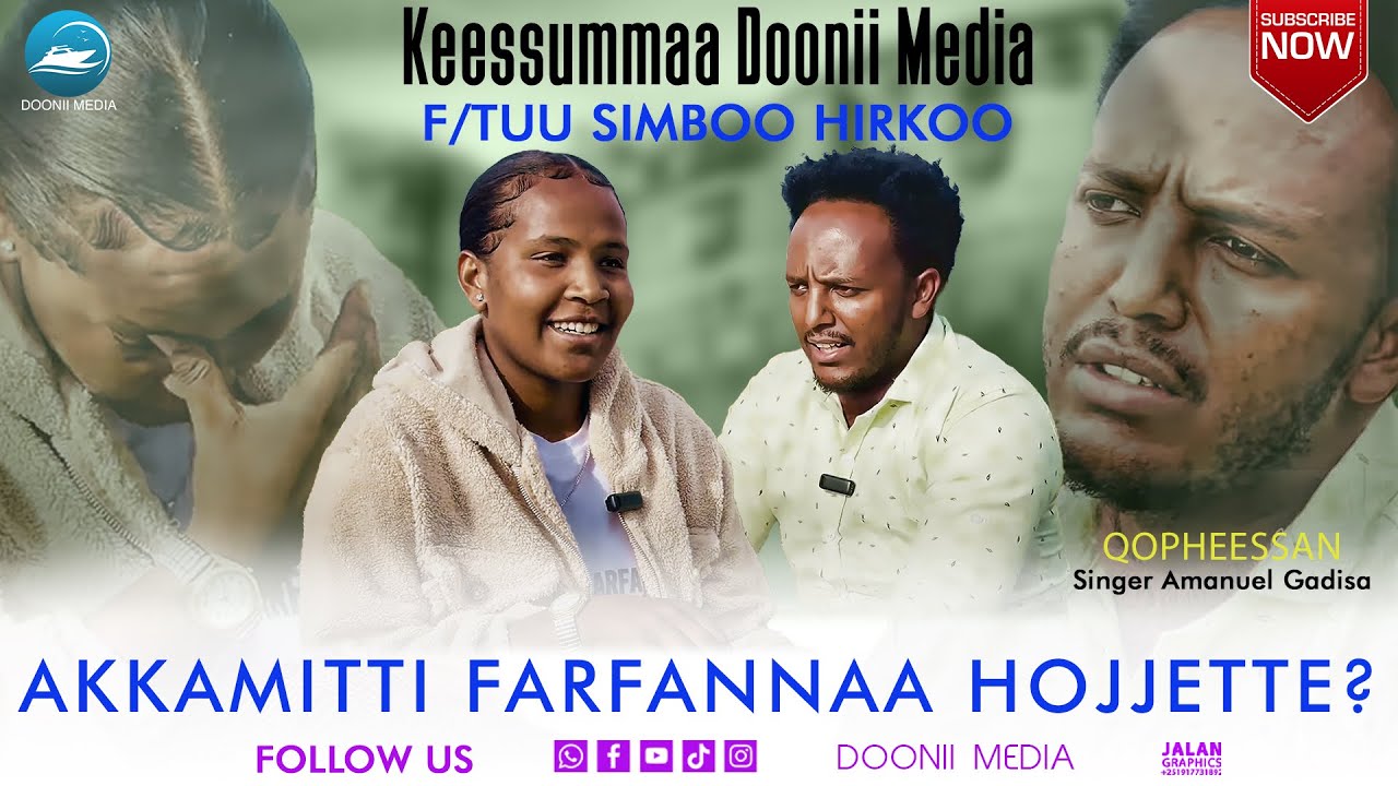 Akkamitti Farfannaa hojjette/f/tuu Simboo Hirkoo