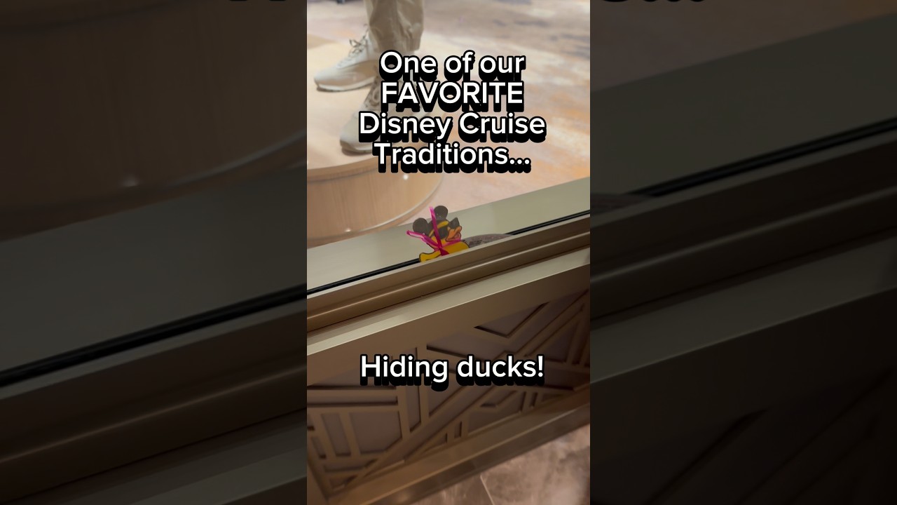 One of our favorite Disney Cruise traditions 🦆