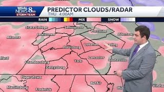 South-Central Pennsylvania weather: Hour-by-hour snow, sleet, freezing rain projections
