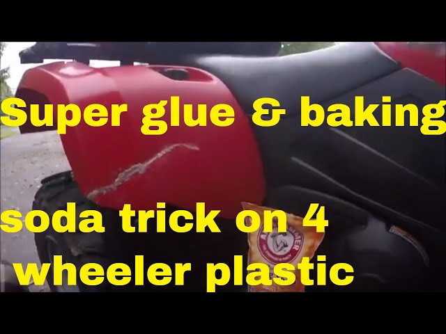 How to use super glue to fix / join broken plastic 