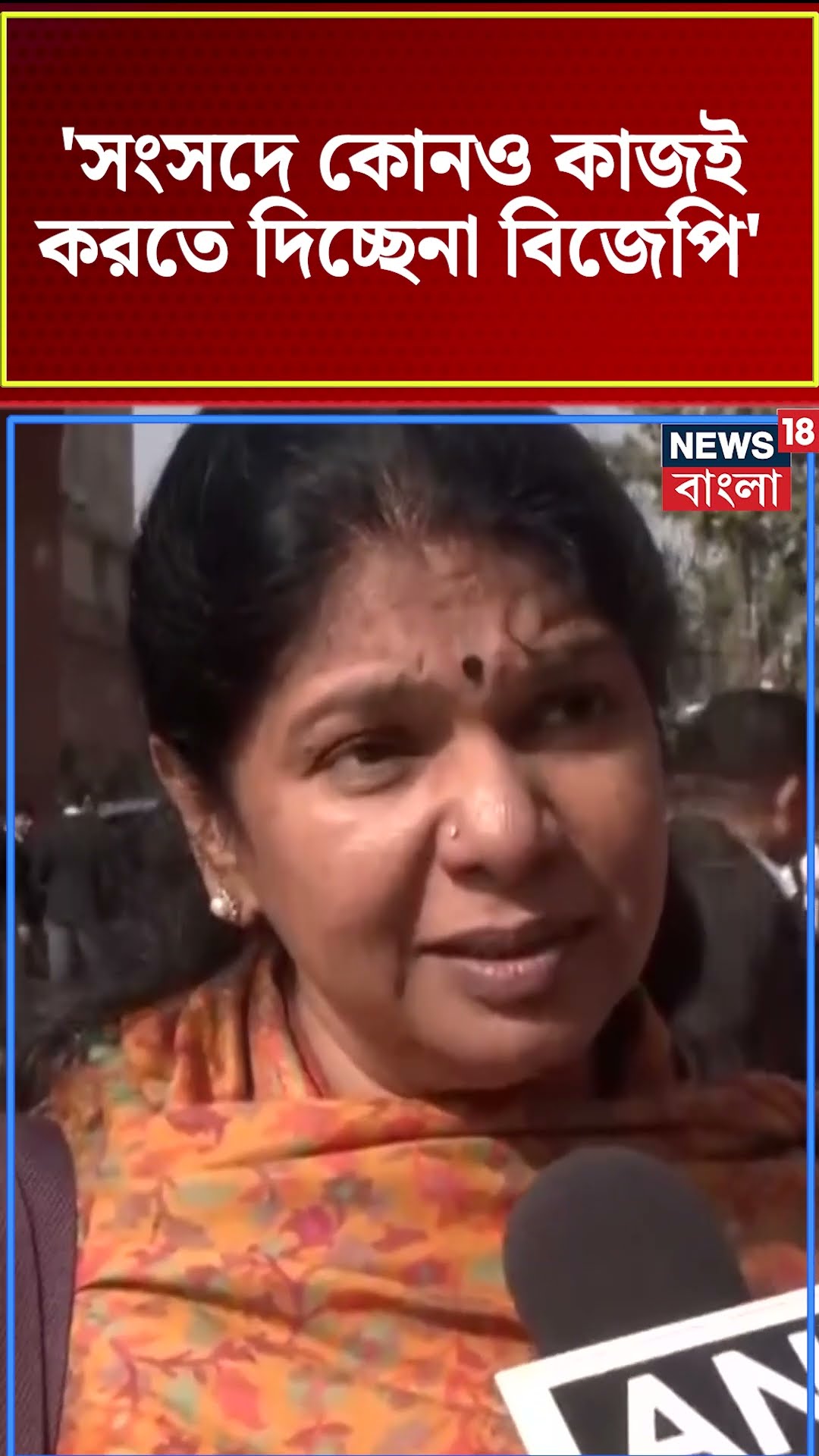 'সংসদে কোনও কাজই করতে দিচ্ছেনা BJP' এ কী বললেন Kanimozhi । N18S । #shorts