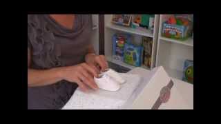 Boys infant Christening White Shoes.