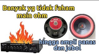 Connect the Main Ohm Speaker to a Good and Ideal Amplifier screenshot 3