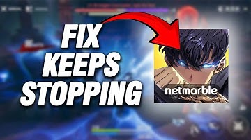 How To Fix Solo Leveling Arise Keeps Stopping | Final Solution