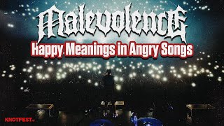 MALEVOLENCE: Happy Meanings in Angry Songs