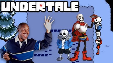 Hanging out with our two favorite bones! - Undertale Let