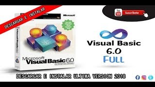 descargar e instalar visualbasic 6 full portable 2018