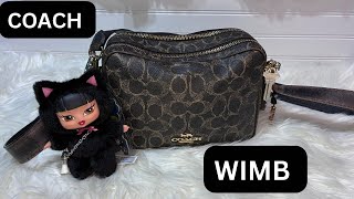 WHAT’S IN MY BAG COACH CAREY CROSSBODY BAG IN LOVED SIGNATURE #coach 