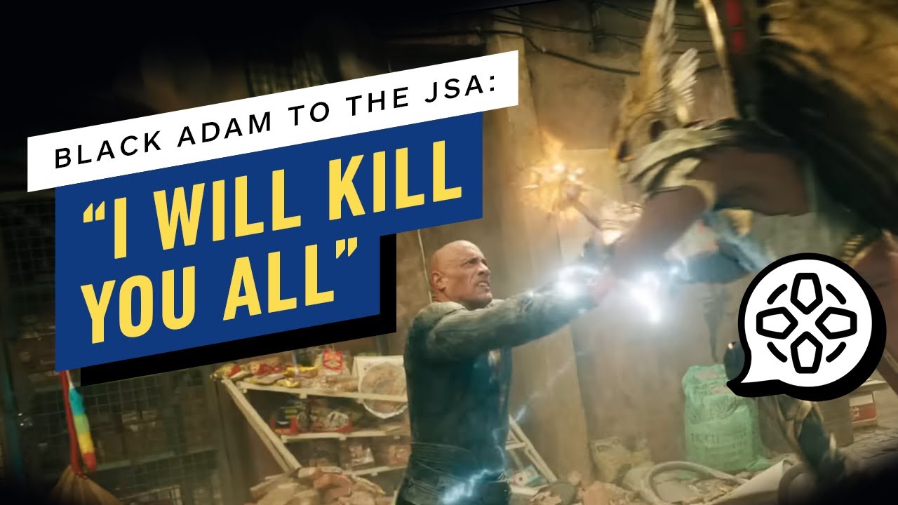 Black Adam to The JSA: "I Will Kill You All" | Comic Con 2022 – IGN