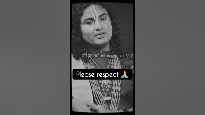 Please respect women.😔🙏