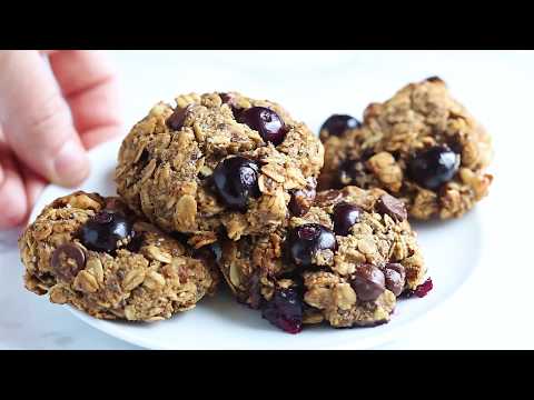 Blueberry Breakfast Cookies