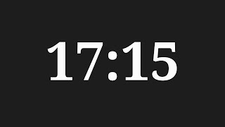 17 Minutes 15 Seconds Timer
