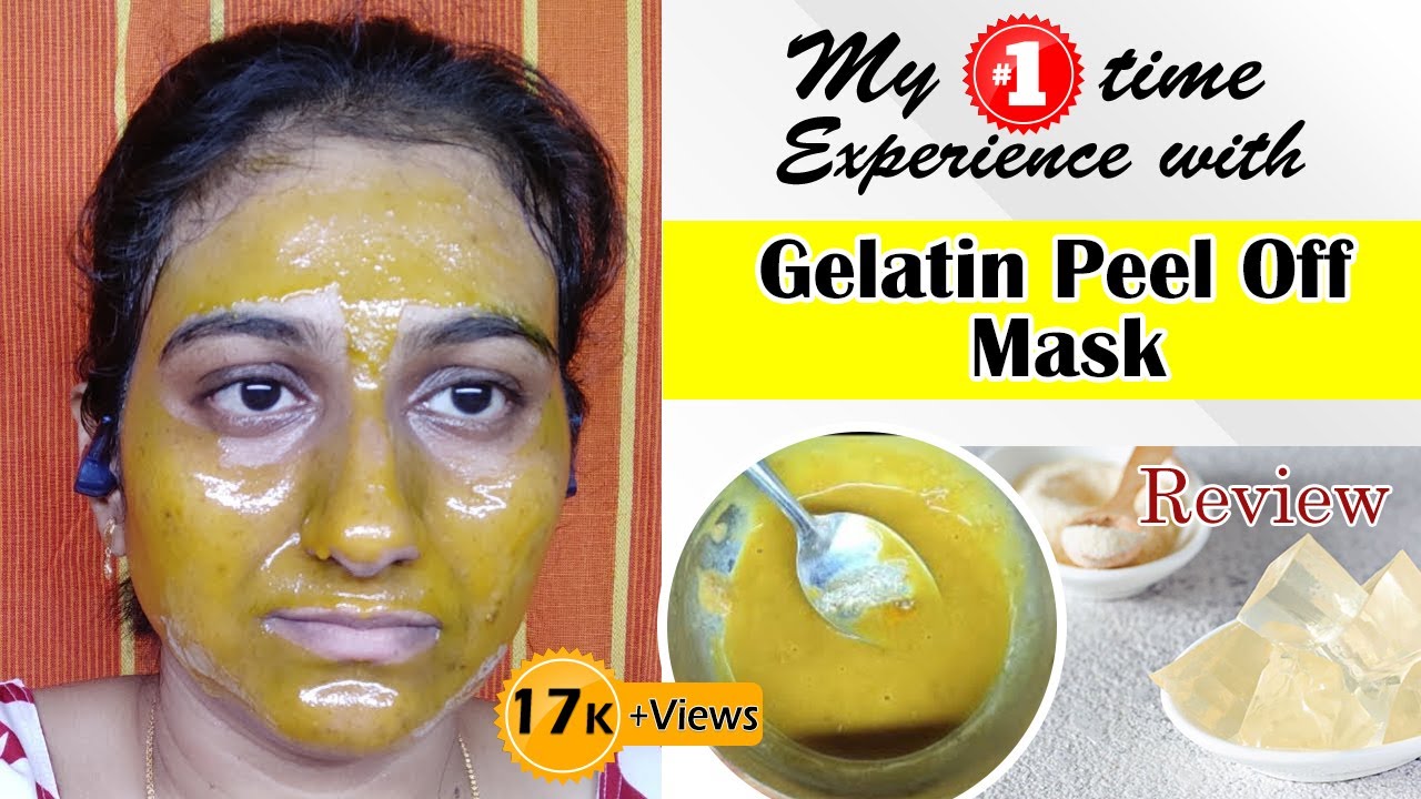 Does Gelatin peel off mask remove facial hair, blackheads, whiteheads in telugu Get Golden