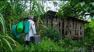 A 60 yo man was kicked out of his home, slept in an abandoned house, nowhere else to go