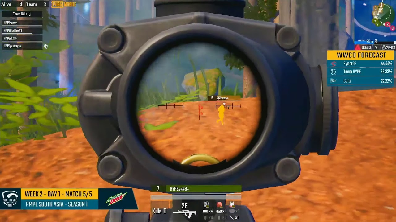 SynerGE Wins Chicken Dinner Eliminating Team HYPE In The Final Zone