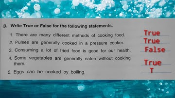 Dav Class 3 Science Chapter -9 Cooking and Eating Habits (Exercises) Full Solved Hindi