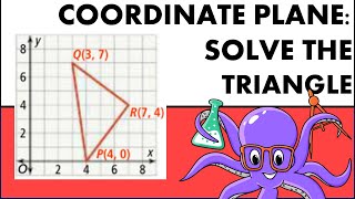 GEOMETRY | POLYGONS IN THE COORDINATE PLANE | EX 1 - TRIANGLE