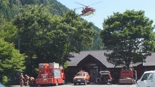 遭難の男性救助 滋賀・比良山系