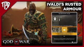 God of War PC - How To Get Niflheim Entry Stone and Get Ivaldi's Rusted Armour