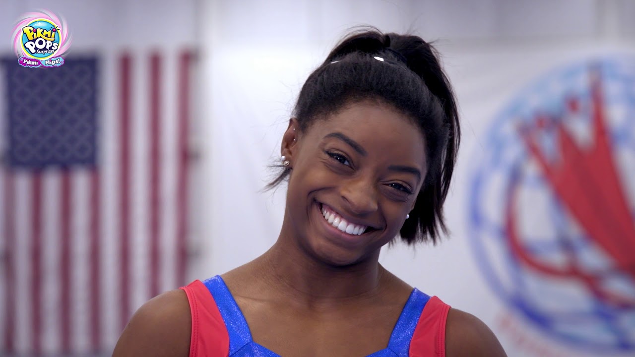 girls like you PIKMI POPS FLIPS | SIMONE BILES TEACHES PIKMIS TO FLIP FULL VIDEO! ♥