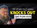 Seventy year old man knocks out two kids youtube