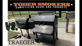 Unboxing a Yoder YS 640 s and comparing to our old Traeger.