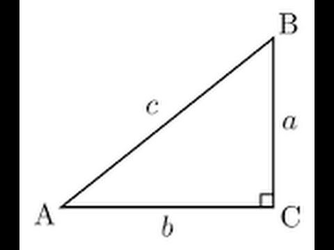 طريقة ايجاد اطوال اضلاع المثلث القائم الزاويه بمعلومية الوتر و زاويه