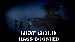 Gorillaz - New Gold \& Tame impala \& Bootie Brown | Bass Boosted🔊