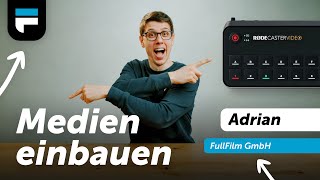RØDECaster Video Overlays & Szenen konfigurieren – Tutorial deutsch