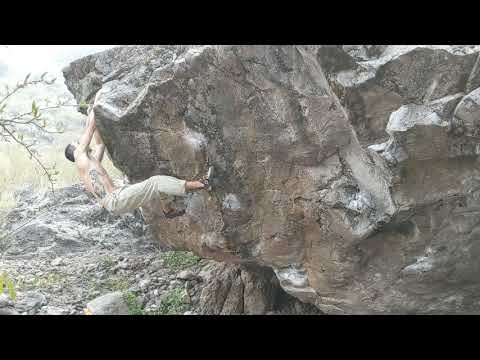 Beta Video for climb Hidden Dragon v7, Lake Tahoe