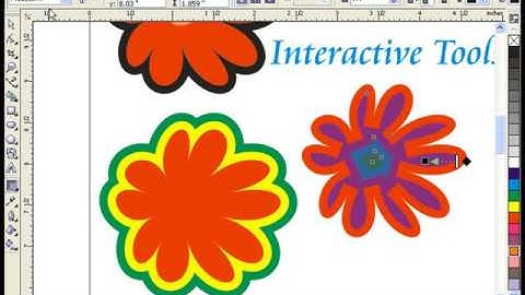 Belajar Desain Grafis - Interactive Contour Tools, Tutorial Pemula COrelDraw (Vid 19)