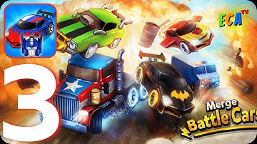⭐Merge Battle Car Tycoon Game⭐ Walkthrough Gameplay Part 3 Merge Battle Cars (Android-iOS)