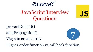 Javascript interview questions | higher order functions  |callback function  arrays in javascript