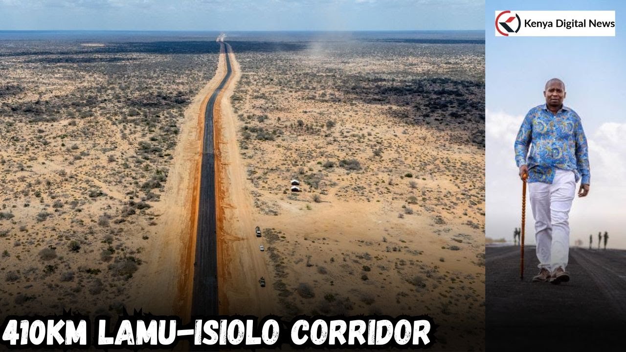 AMAZING!! DP Kindiki inspects 410km Lamu-Isiolo corridor, says the Sh28B project is on track!