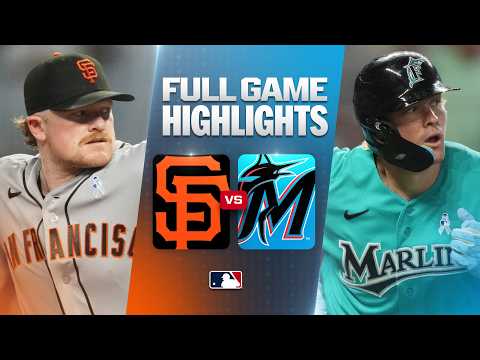 GIANTS vs. MARLINS Full Game Highlights (6/21/26) | MLB Highlights