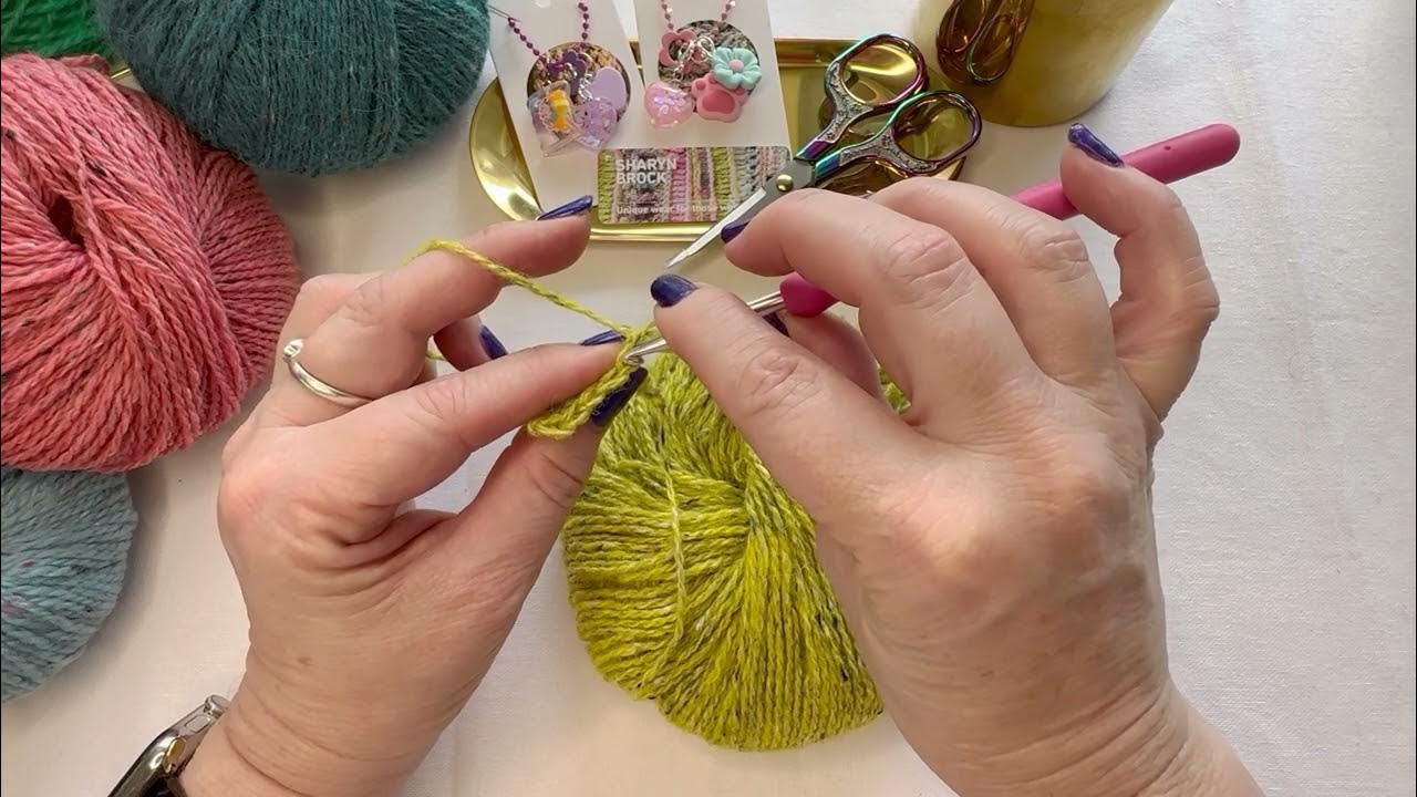 Learn to Crochet Essential Basics Double Crochet (UK Terms)/Single