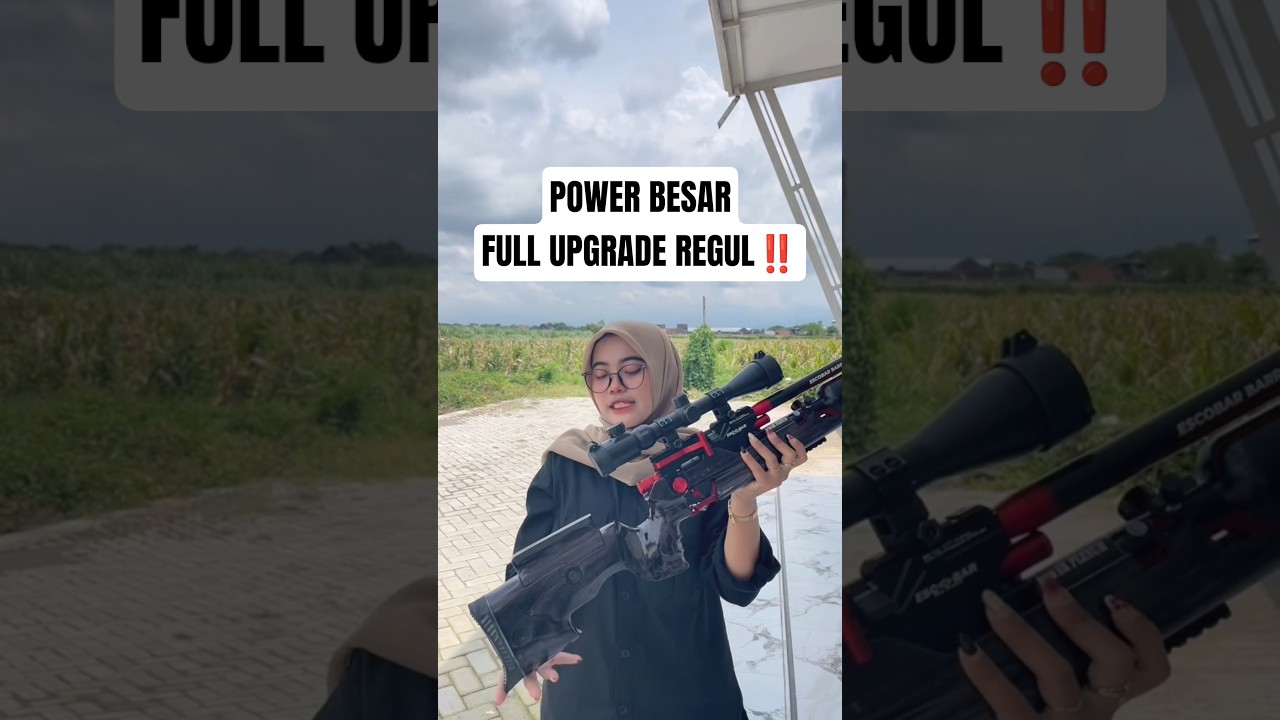 SEMPURNA‼ SENAPAN PCP BOCAP ESCOBAR POWER BESAR DENGAN REGULATOR