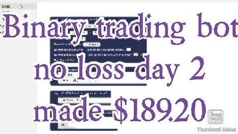 Trading bot no loss 100% profit daily made $189.20 Day 2 (binary.com/deriv.com)