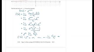 Year 11 Adv Extending Calculus 1  -The exponential function, Base e