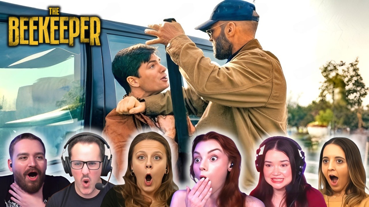 First Time Reaction to ''Jason Statham Punishes Scammer'' In The Beekeeper (2024) | Reaction Mashup