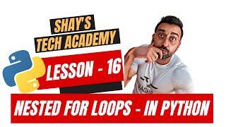 Celebrity Python For Beginners | Lesson 16 - Nested For loops | Python tutorial | #pythonbasics #python Net Worth