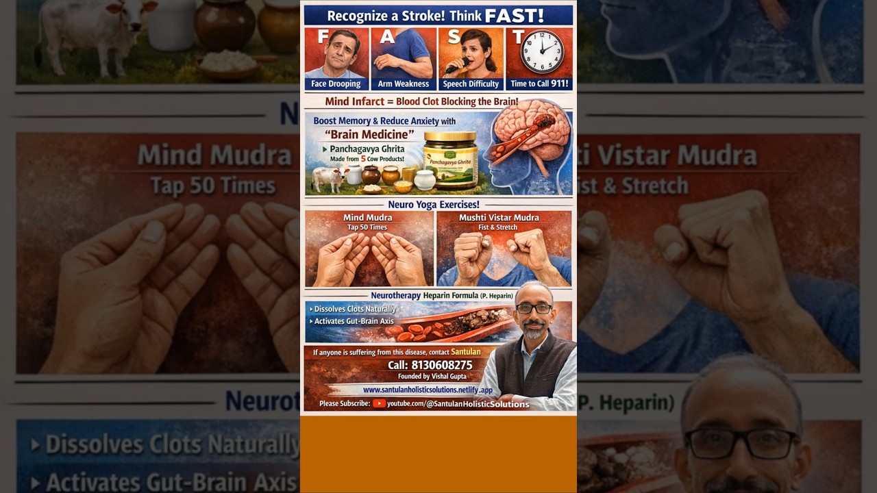 Natural Recovery from Brain Infarct & Paralysis | Neurotherapy Healing